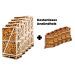 5x hele pallet elzen haardhout 25cm + gratis 5x aanmaakhout