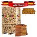 Palette Brennholz 25cm + gratis 5 Netzsäcke Anzündholz