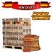 Palette Holzbriketts + 5 Säcke Anzündholz gratis