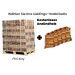Palette Holzbriketts + 5 Säcke Anzündholz gratis 