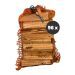Pallet Giant Flames aanmaakhout 96 netzakken x 12.5L