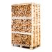 Hele pallet ovengedroogd gekloofd eiken haardhout 25cm