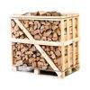 Halve pallet ovengedroogd gekloofd eiken haardhout 25cm