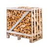 Halve pallet ovengedroogd gekloofd elzen haardhout 25cm