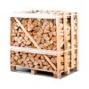 Halve pallet ovengedroogd gekloofd essen haardhout 25cm