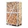 Hele pallet ovengedroogd gekloofd berken/essen haardhout mix 25cm