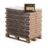 Runde Buche Briketts pallet 96 Packungen x 10 kg (960 kg)