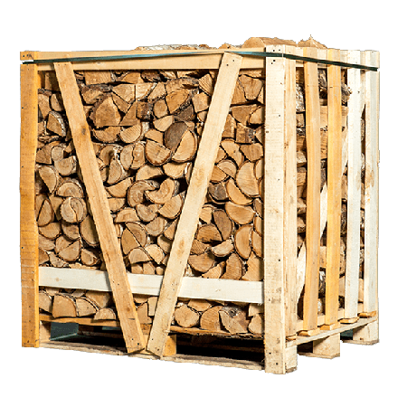 Halbe palette kammergetrocknetes gespalten Hainbuche Brennholz 25cm main product photo