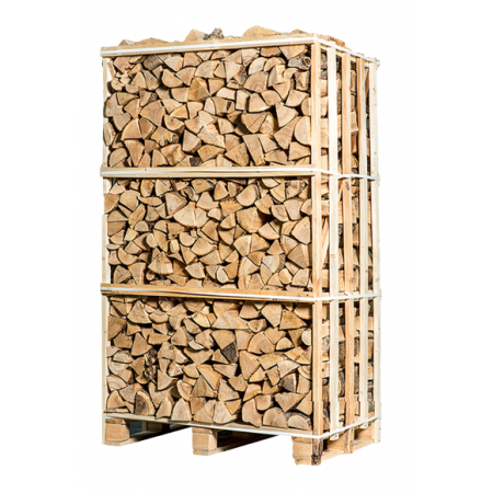 Palette kammergetrocknetes gespalten Hainbuche Brennholz 33cm main product photo