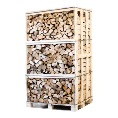 Palette kammergetrocknetes gespalten Hainbuche Brennholz 25cm main product photo