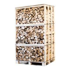 Palette kammergetrocknetes gespalten Hainbuche Brennholz 25cm