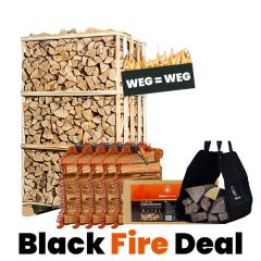 Eine volle Palette Brennholz Ihrer Wahl + kostenloses Anzündmaterial