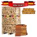 Palette Brennholz 25cm + gratis 5 Netzsäcke Anzündholz 