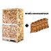 Palette Brennholz 33 cm + gratis 5 Netzsäcke Anzündholz
