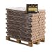Runde Buche Briketts pallet 96 Packungen x 10 kg (960 kg)